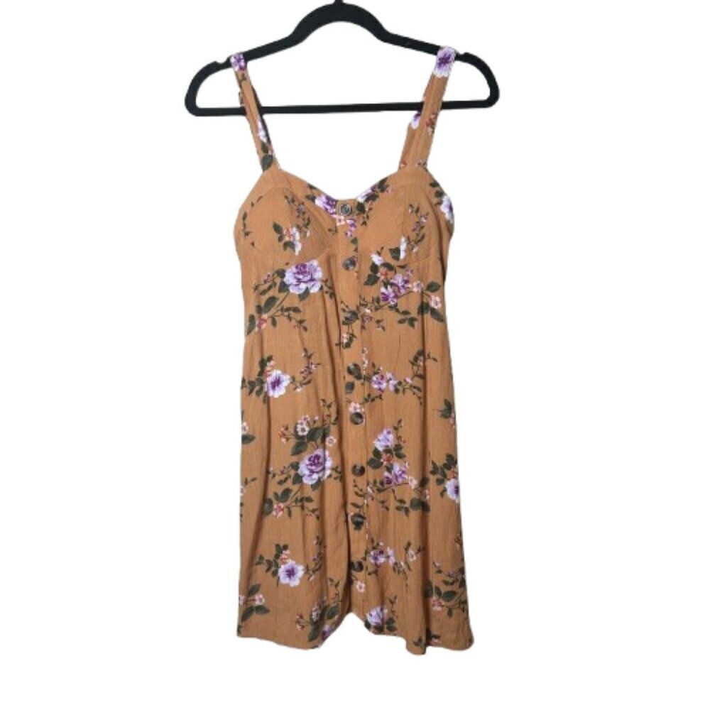 AMERICAN EAGLE Floral Print Viscose Dress Size XS